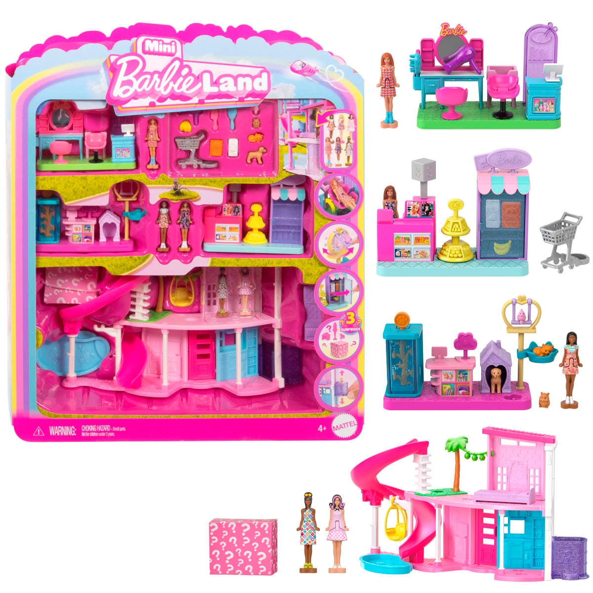 Barbie Mini Barbieland Set De Juego Paquete Mundo Miniatura